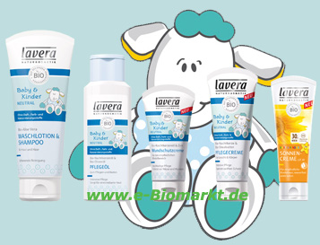 Lavera Naturkosmetik Baby & Kinder-Pflege-Serie