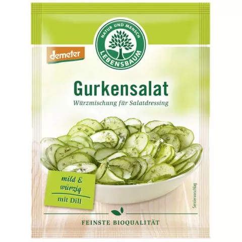 Gurken-Salat - Zubereitung fr Salatsauce (Lebensbaum)