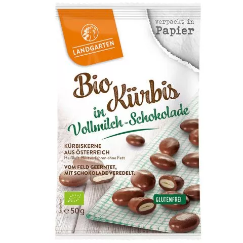 Krbis in Vollmilch-Schokolade (Landgarten)