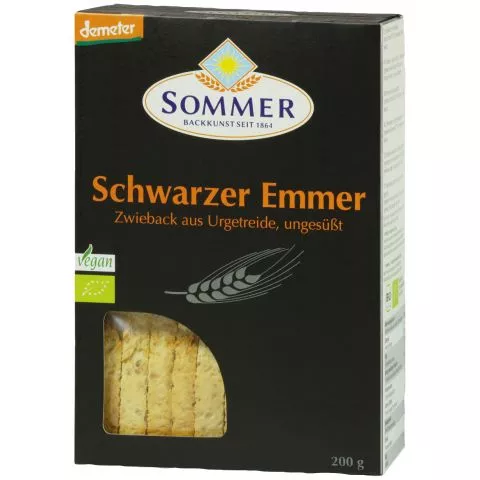 schwarzer Emmer Zwieback, ungest (Sommer)