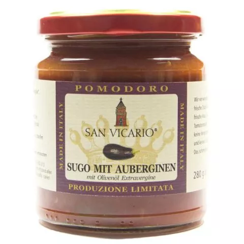 Tomatensugo mit Auberginen - Tomatensauce (San Vicario)