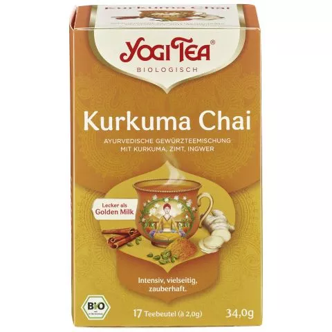 Kurkuma Chai - Ayurvedische Gewrzteemischung (Yogi Tea)