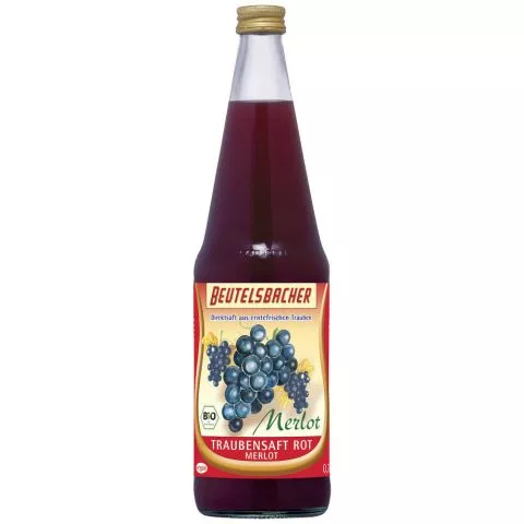 Traubensaft rot Merlot (Beutelsbacher)