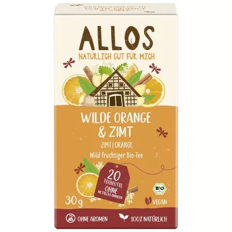 Wilde Orange und Zimt Bio-Krutertee (Allos)