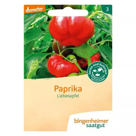 Paprika, Liebesapfel (Bingenheimer Saatgut)