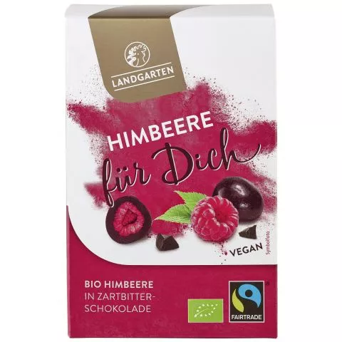 Himbeere liebt Zartbitter - Schokolade (Landgarten)