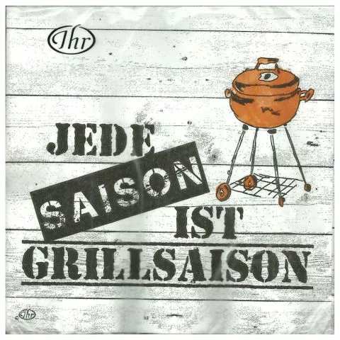 Cocktailservietten Grillsaison (Ideal Home Range GmbH)