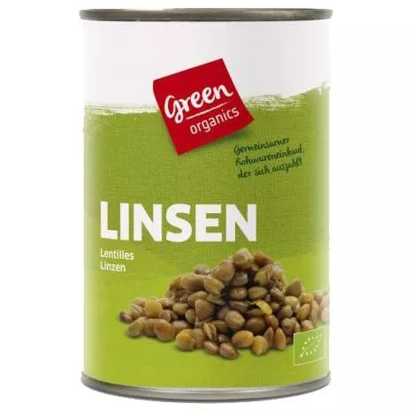 Grne Linsen in der Dose (Green)