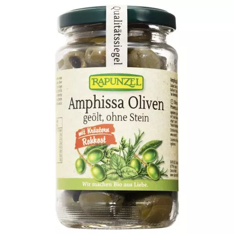 Amphissa Oliven mit Krutern, ohne Stein (Rapunzel)
