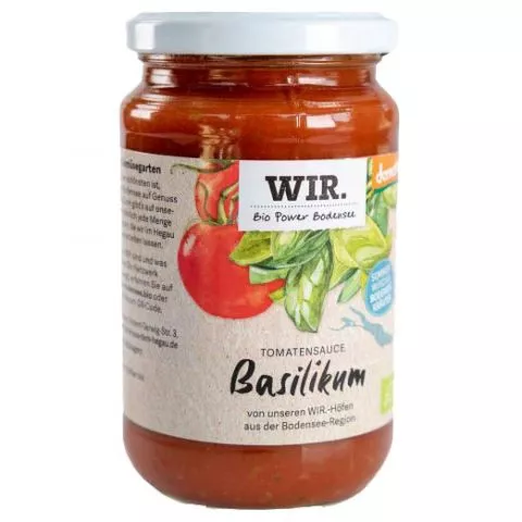 Tomatensauce mit Basilikum Demeter (WIR. Bio Power Bodensee)