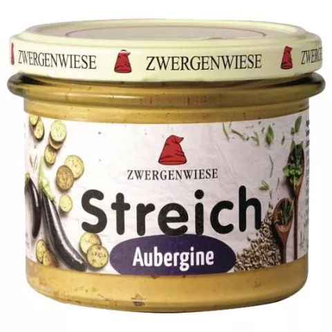 Aubergine Streich - veganer Brotaufstrich (Zwergenwiese)