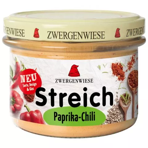 Paprika-Chili Streich - veganer Bio Brotaufstrich (Zwergenwiese)