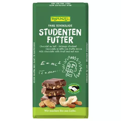 Vollmilch-Schokolade Studentenfutter HIH (Rapunzel)