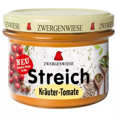 Kruter-Tomate Streich - veganer Bio Brotaufstrich (Zwergenwiese)