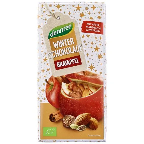 Winterschokolade Bratapfel (dennree)