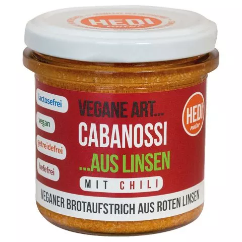 Cabanossi mit Chili aus Linsen (Hedi)