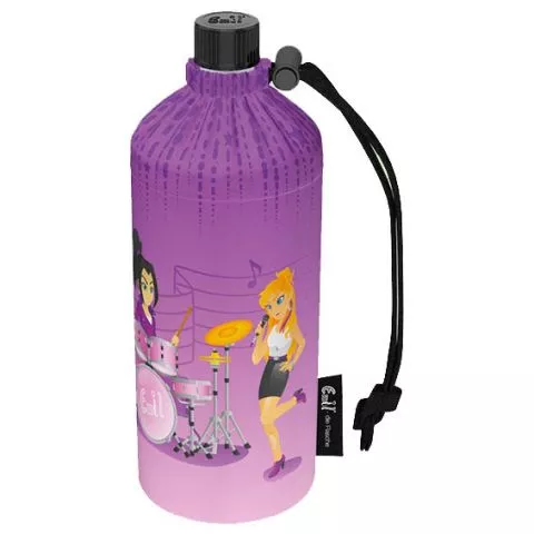 Trinkflasche Popstars, 0,4l (Emil)