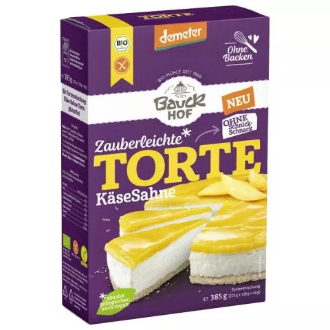 Kse Sahne Torte - Bio-Kuchenbackmischung (Bauckhof)