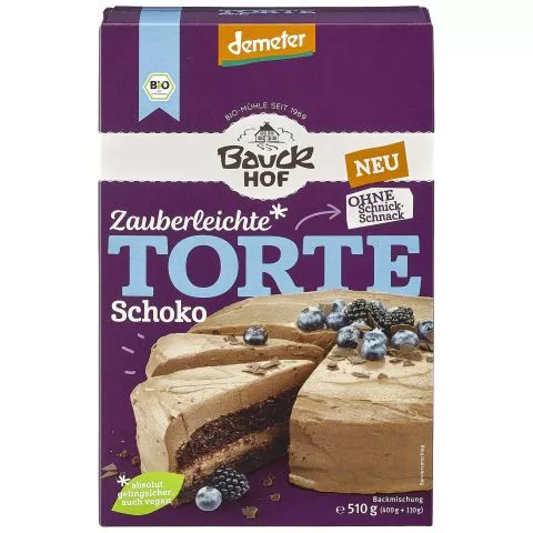 Schokotorte - Bio-Kuchenbackmischung (Bauckhof)