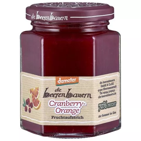 Cranberry-Orange Fruchtaufstrich (die beerenbauern)
