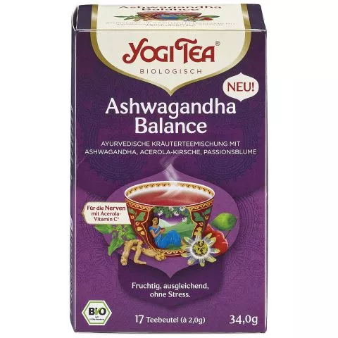 Ashwagandha Balance - Ayurvedische Kruter- und Gewrzteemischung (YOGI TEA)