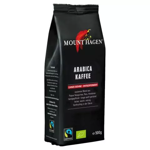 Rstkaffee ganze Bohne entkoffeiniert (Mount Hagen)