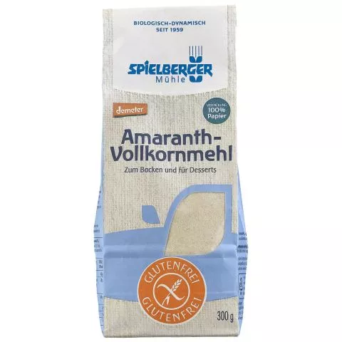 Amaranth Vollkornmehl glutenfrei DEMETER (Spielberger)