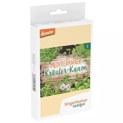 Saatgut Box Mediterraner Kruter-Kanon (Bingenheimer Saatgut)