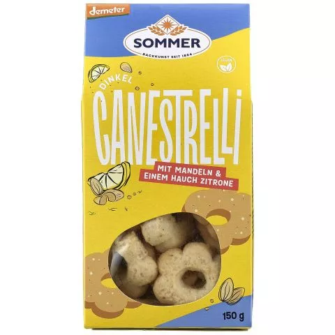 Dinkel Canestrelli mit Mandeln & Zitrone (Sommer & Co.)