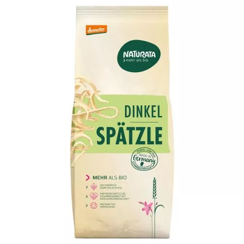 Dinkel-Sptzle hell DEMETER (Naturata)