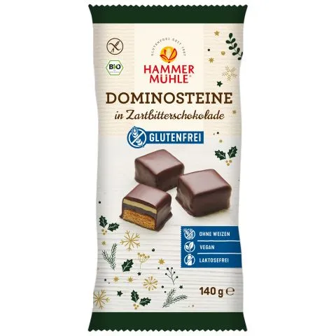 Dominosteine Zartbitter, glutenfrei (Hammermhle)