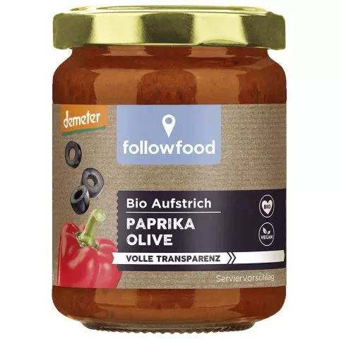 Aufstrich Paprika Olive DEMETER (followfood)