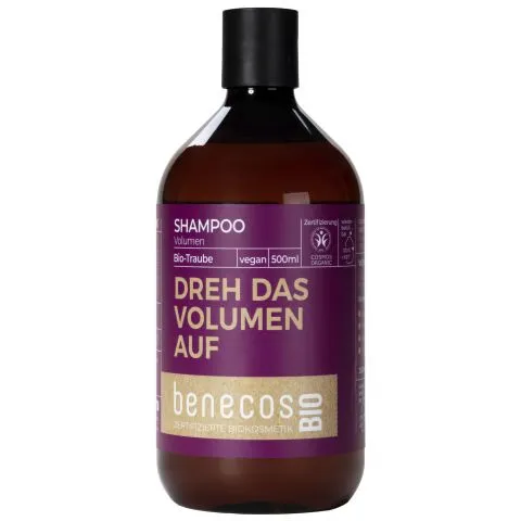 Volumen-Shampoo BIO-Traube - Shampoo Dreh das Volumen auf! (benecos)