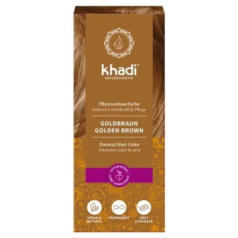 Pflanzenhaarfarbe Goldbraun (khadi Naturprodukte)