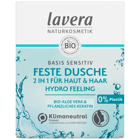 Feste Dusche 2in1 basis sensitiv Hydro Feel (lavera)