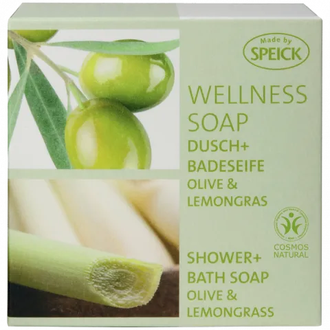 Wellness Soap Olive & Lemongras- Dusch + Badeseife (Speick Naturkosmetik)