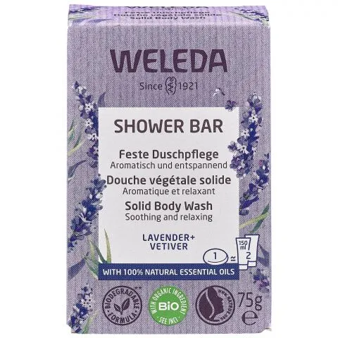 Feste Duschpflege Lavender + Vetiver (Weleda)