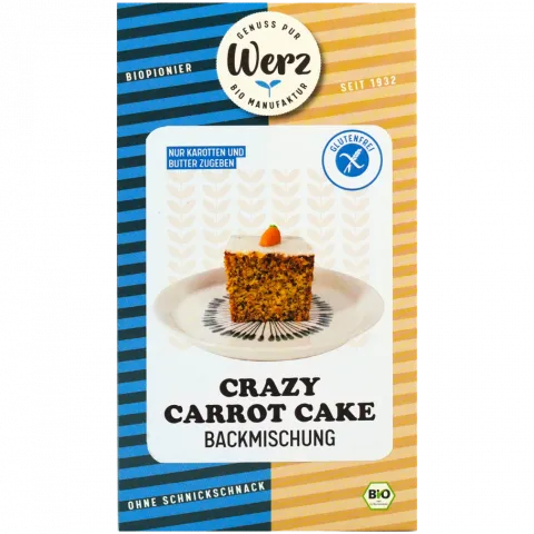 Crazy Carrot Cake Backmischung, glutenfrei (Werz)