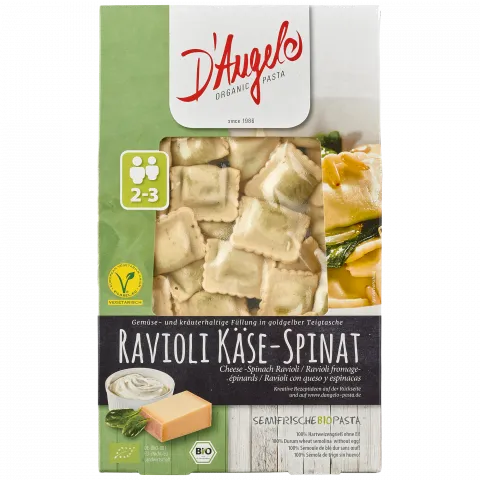 Ravioli mit Kse-Spinat-Fllung (DAngelo)