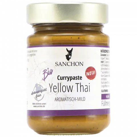 Currypaste Yellow Thai, mild (Sanchon)