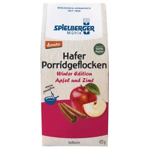 Porridgeflocken Hafer Winter Apfel-Zimt (Spielberger)