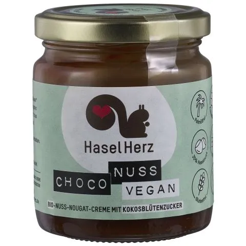 Choco Nuss vegan Brotaufstrich (Haselherz)