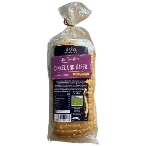 Toastbrot Dinkel & Hafer (Sottolestelle)