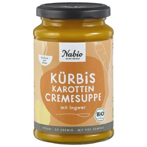 Krbis Karotten Cremesuppe (Nabio)