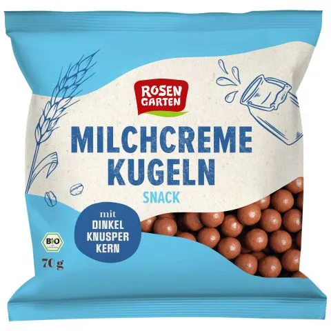 Milchcreme Kugeln (Rosengarten)