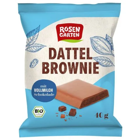 Vollmilch Dattel Brownie (Rosengarten)