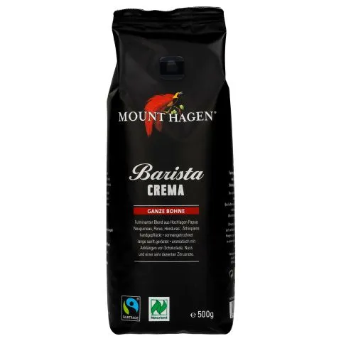 Barista Crema Rstkaffee FairTrade ganz (Mount Hagen)