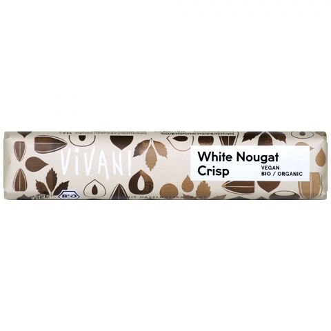 18 x White Nougat Crisp Schokoriegel mit Reisdrink (Vivani)