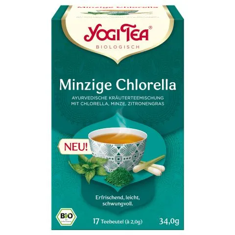 Minzige Chlorella - Ayurvedische Kruter- und Gewrzteemischung (YOGI TEA)