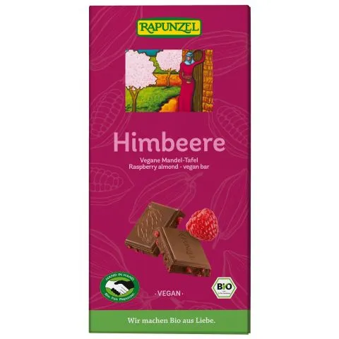 Himbeere vegane Mandel - schokolade (Rapunzel)